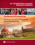 26th International Nursing Research Congress 2015 Conference Proceedings